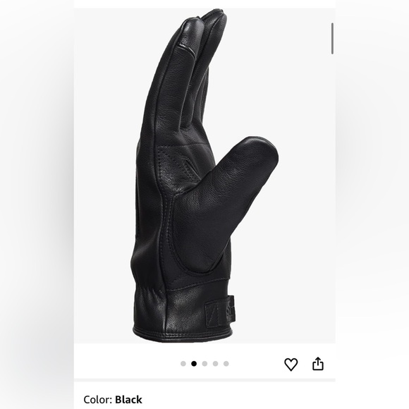 UGG mens 3 Point Leather Tech Gloves With Sherpa Lining black size large - Picture 4 of 16